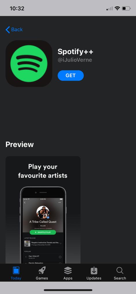 Spotify Download On Ios Iphone Ipad Premium Mod