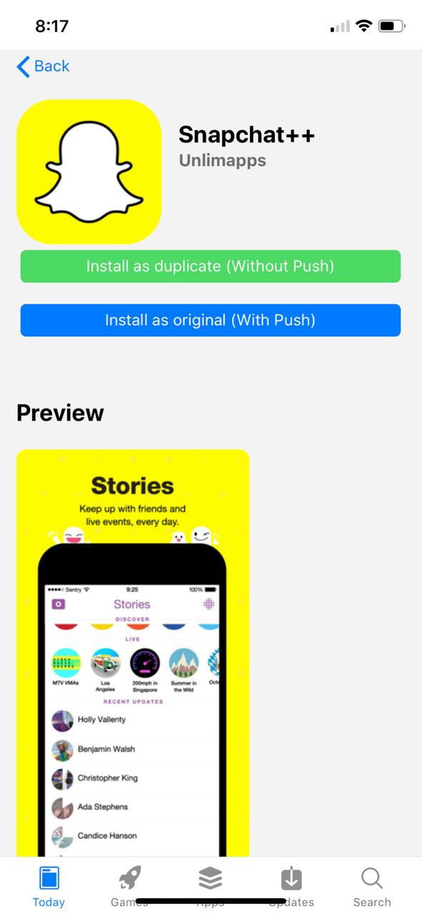 snapchat++ apk download