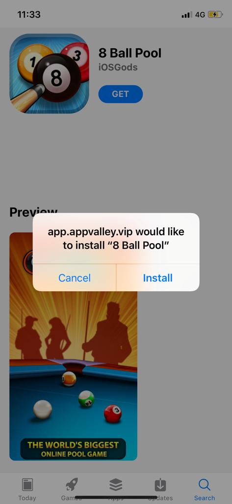 8 BALL POOL HACK IOS APPVALLEY