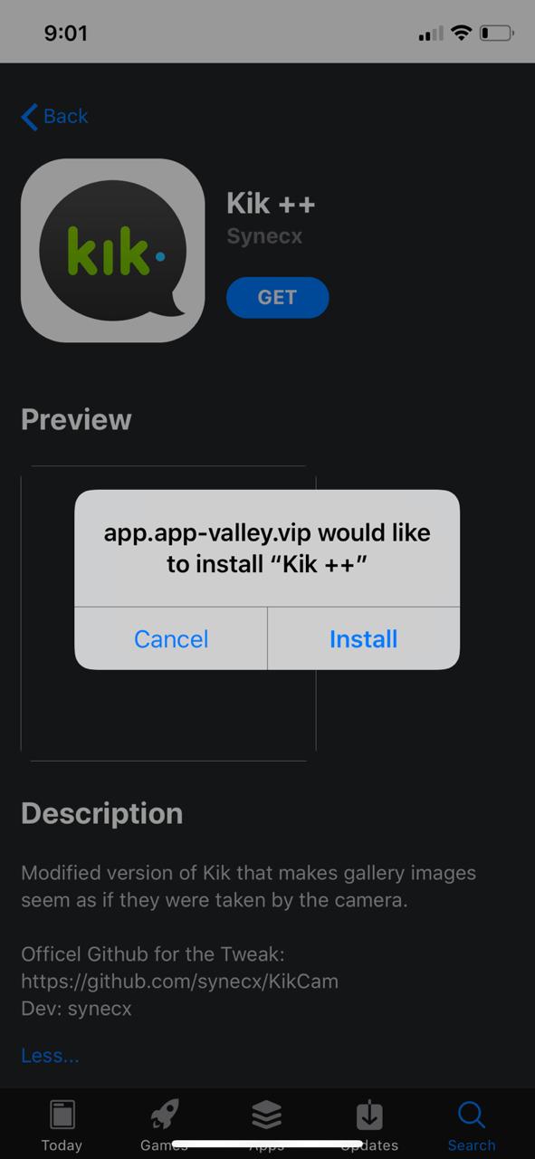 kik lynx app