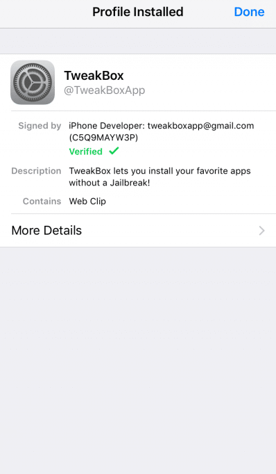 Download TWEAKBOX ON IOS NO JAILBREAK