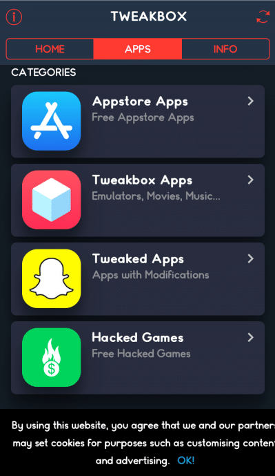 Download TWEAKBOX ON iOS devices