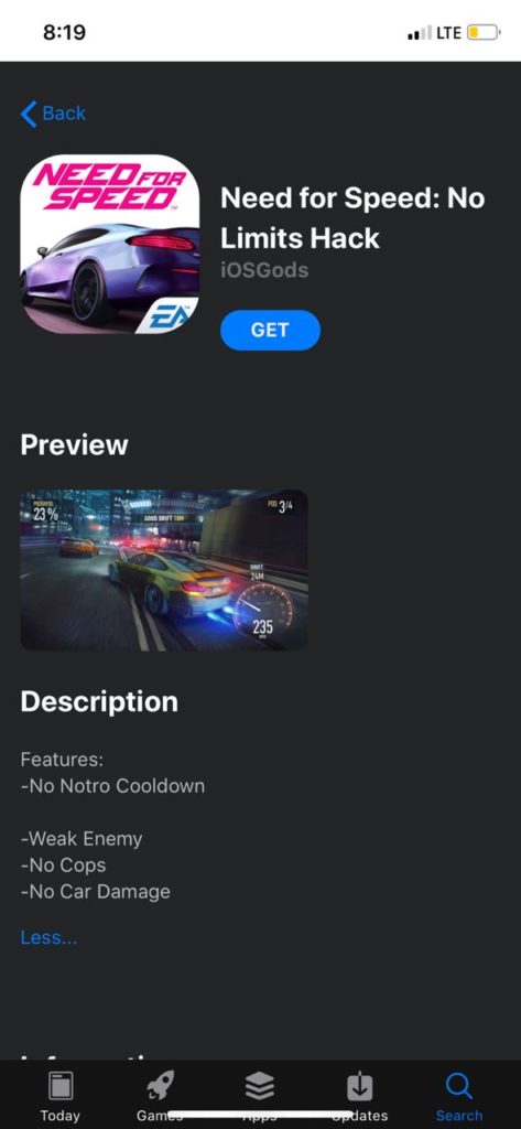 Need for Speed No Limits Hack ios