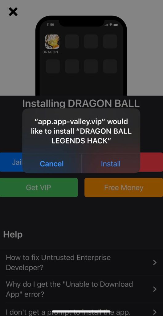 Install Dragon Ball Z Hack