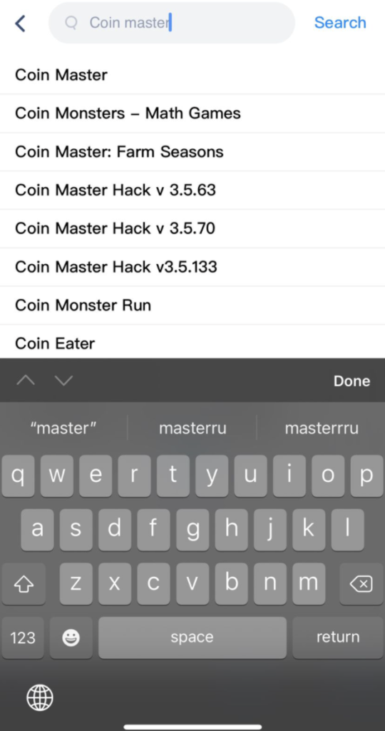Coin Master Hack search