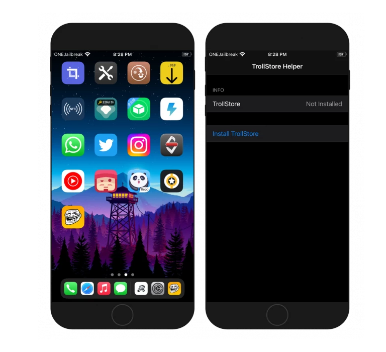 Trollstore 17 ios. Инсталлер приложение. Jailbreak+TROLLSTORE что это. Приложение для установки IPA. Sideloadly IOS 17.