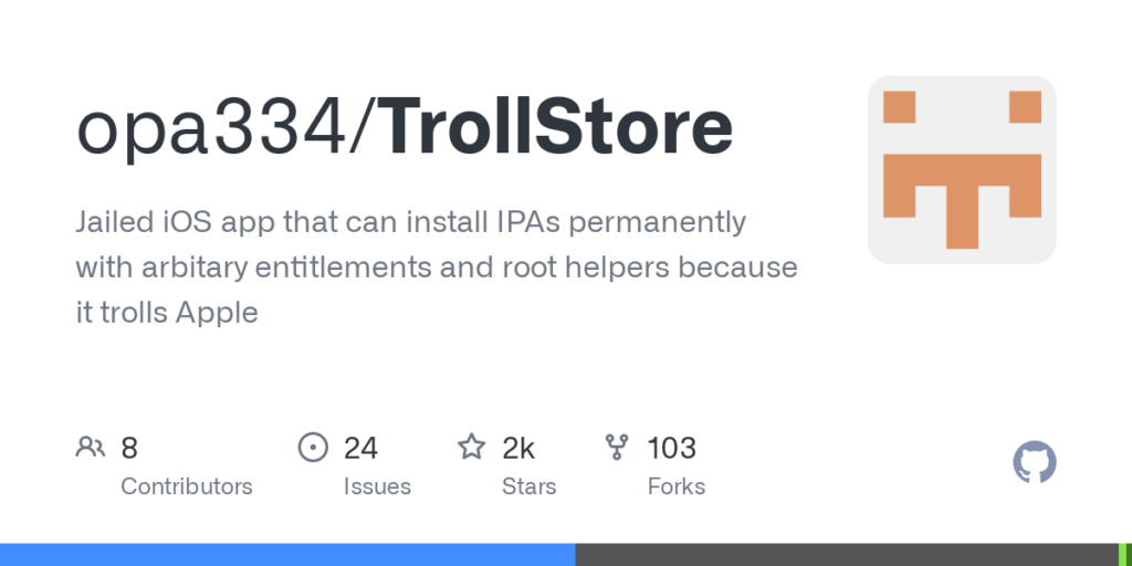 TrollStore IPA Installer for iOS devices