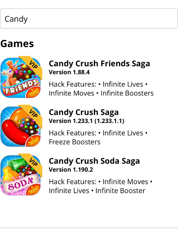 Candy Crush Saga Hack