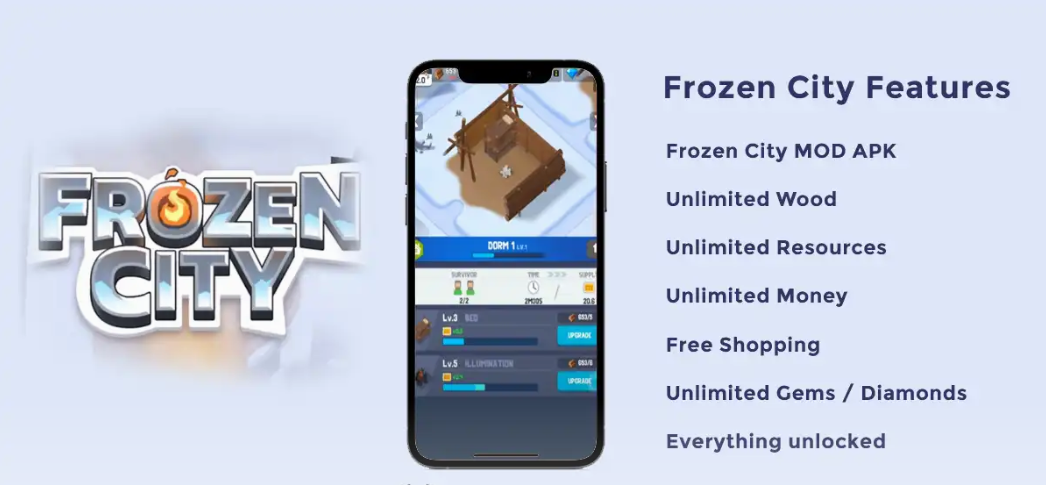 Frozen City MOD for iPhone Features 