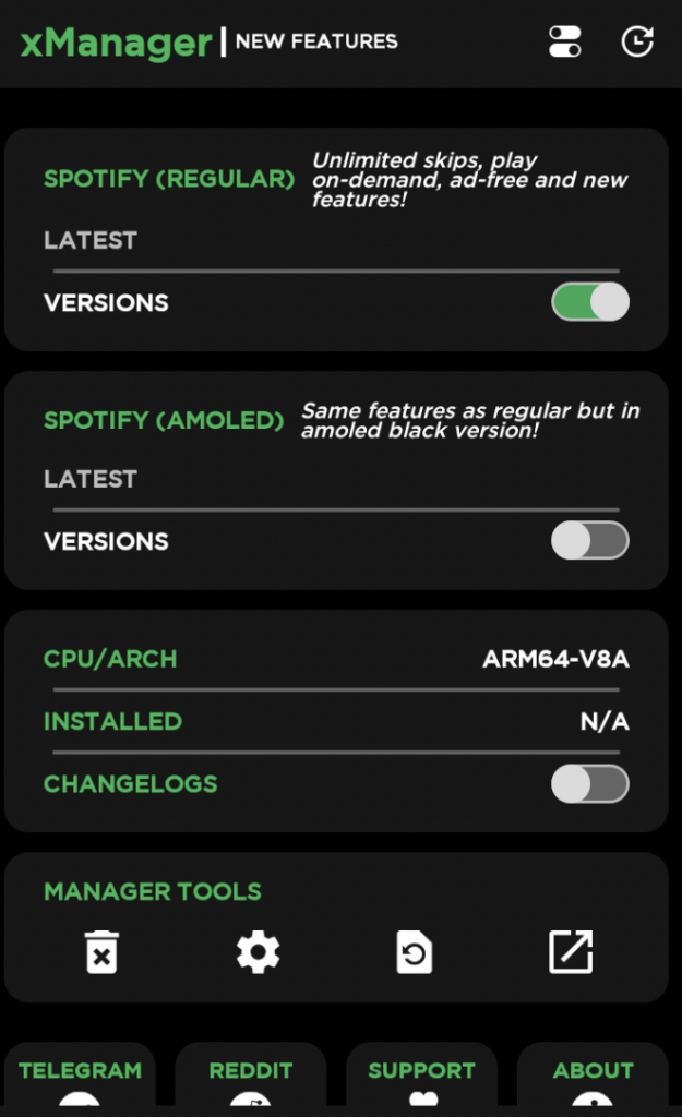 Install Patched manager Spotify App on iOS
